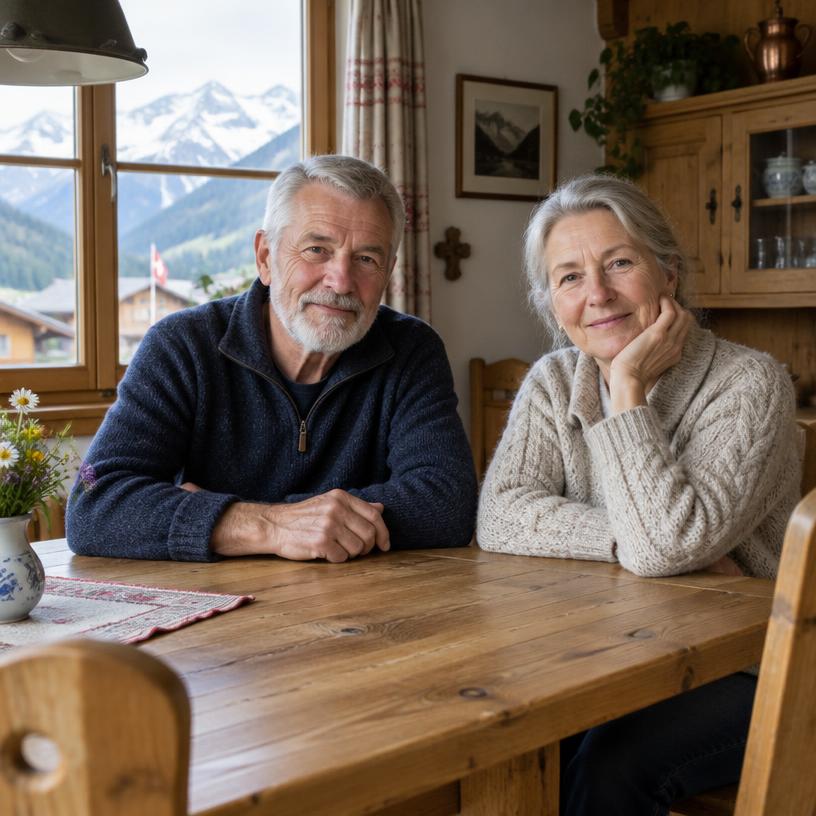 Ruth & Walter M., Bergwohnung
